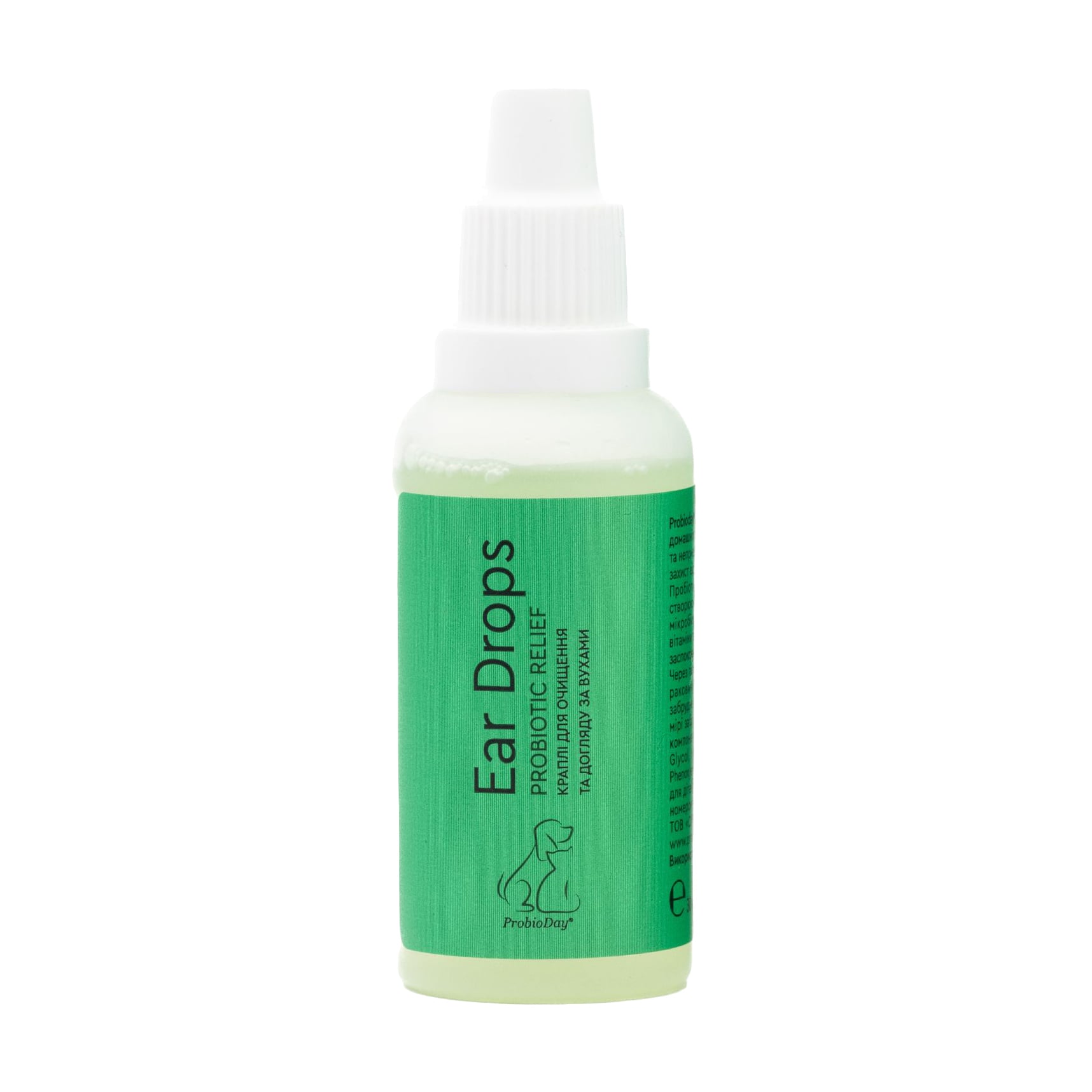 Краплі для очищення та догляду за вухами домашніх тварин ProbioDay Ear Lotion з антибактеріальним ефектом, 30 мл